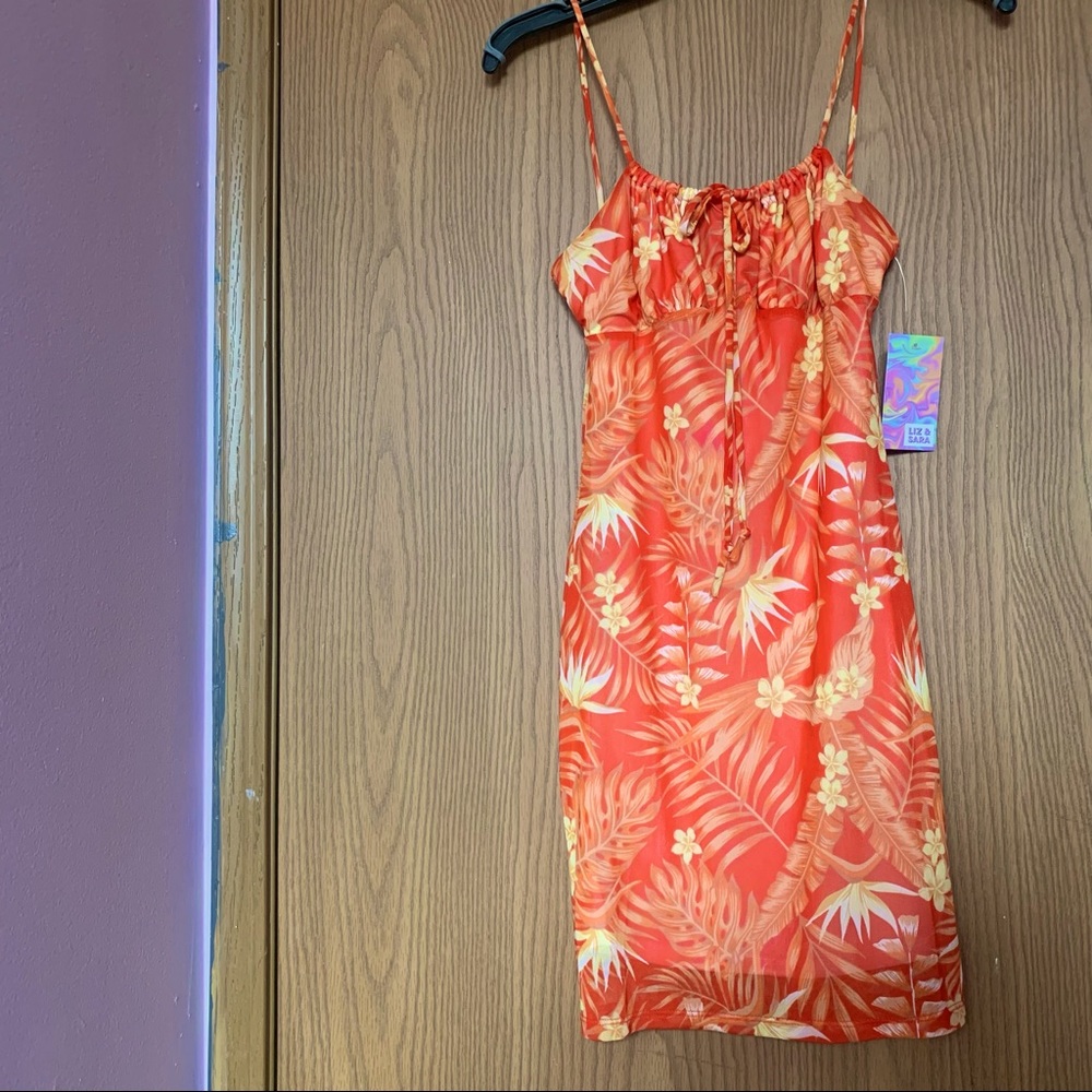 Fiery Mini Dress